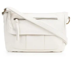 Bueno Of California Crossbody|Handbags>Waxy Croc Flap Crossbody Handbag
