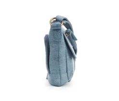 Waxy Croc Flap Crossbody Handbag|Bueno Of California Clearance