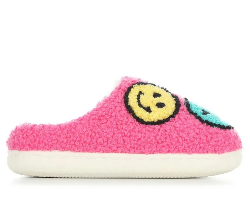 Capelli New York Slippers>Big Girls Multi Smiley