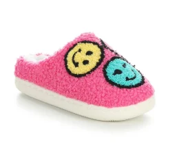 Capelli New York Slippers>Big Girls Multi Smiley