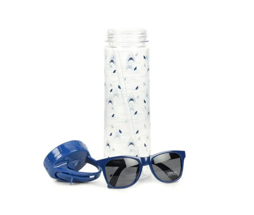 Capelli New York Water Bottles>Water Bottle and Sunglasses Set