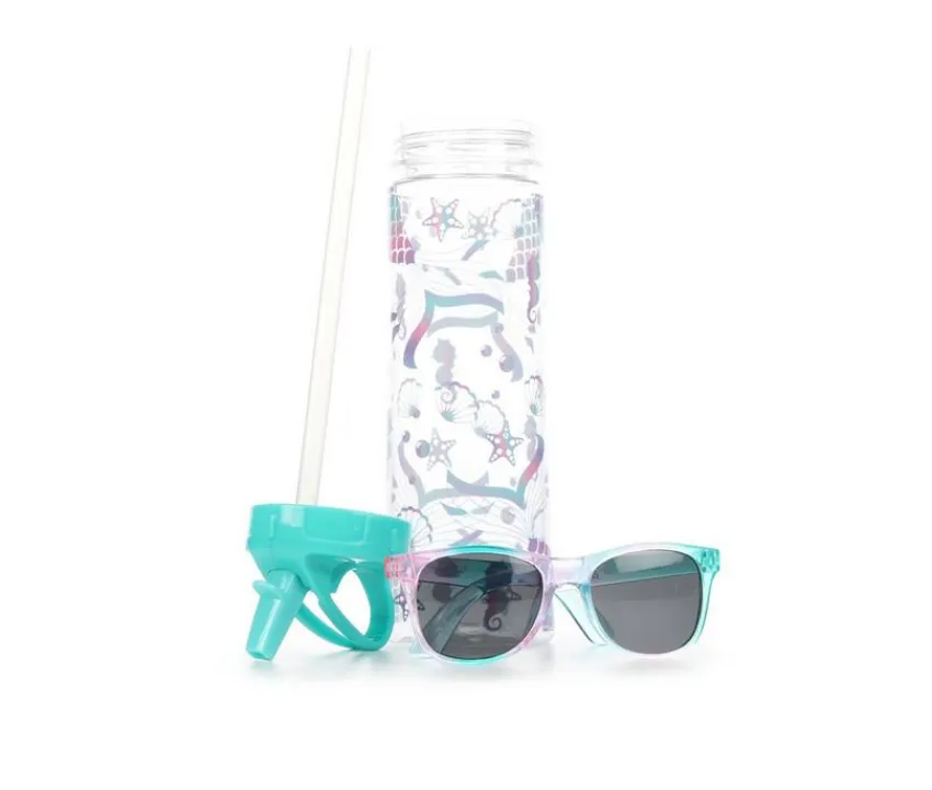 Capelli New York Water Bottles>Water Bottle and Sunglasses Set
