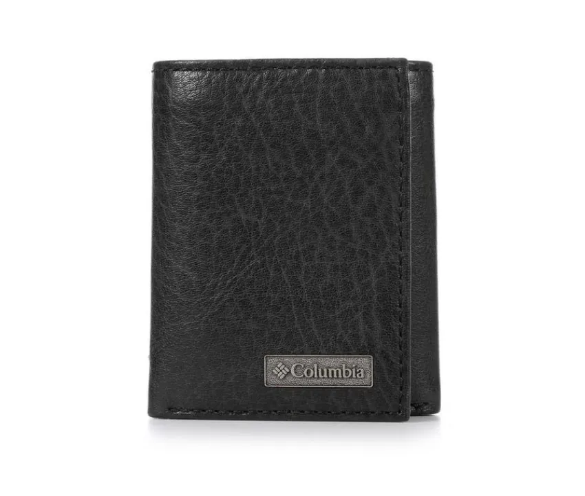 Leather Trifold with Zipper|Columbia