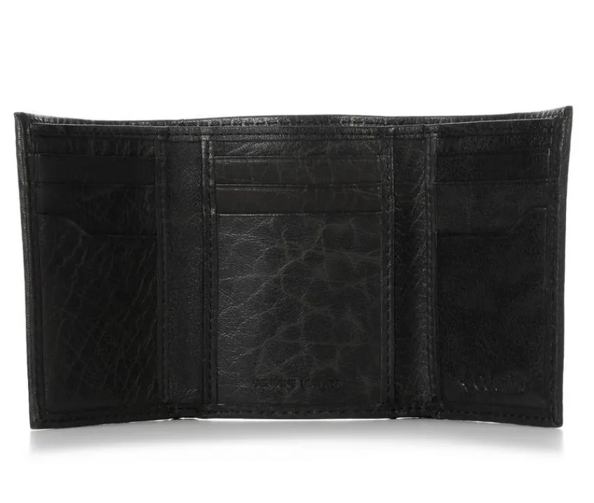 Leather Trifold with Zipper|Columbia
