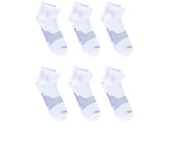 6 Pack Men's Energy Quarter Crew Socks|Copper Fit Discount