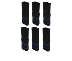 6 Pack Men's Energy Crew Socks|Copper Fit Best
