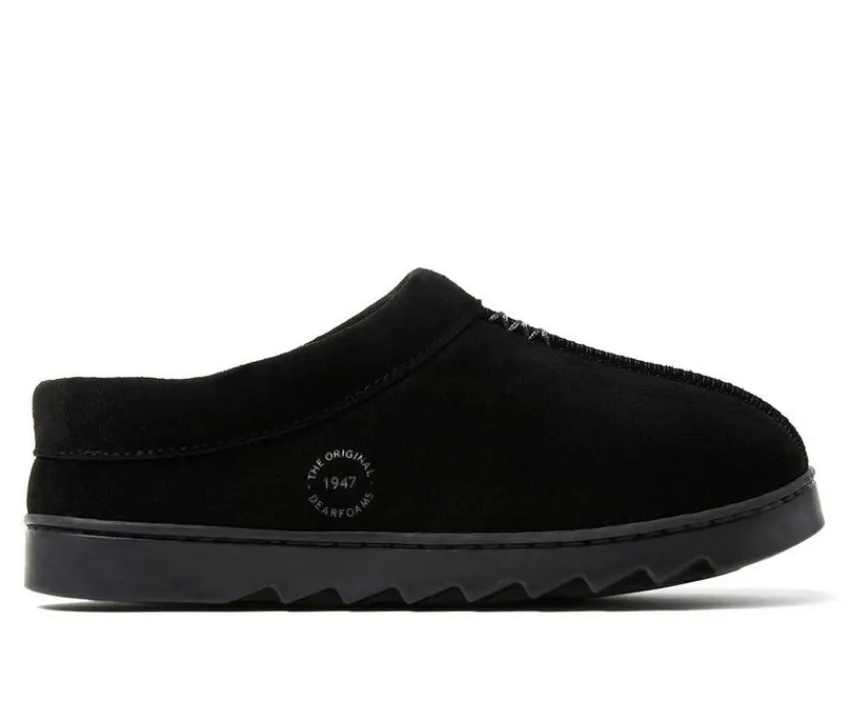 Doreen Suede Clog Slippers|Dearfoams Best