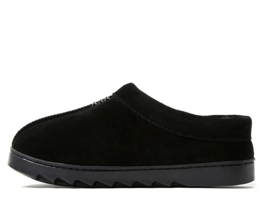 Doreen Suede Clog Slippers|Dearfoams Best