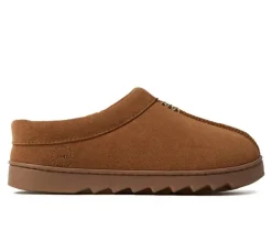 Dearfoams Slippers|Slippers>Doreen Suede Clog Slippers
