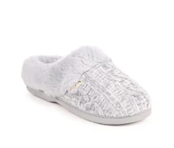 Dearfoams Slippers|Slippers>Cable Knit Chenille Slippers