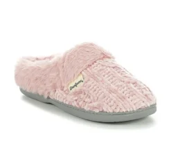 Cable Knit Chenille Slippers|Dearfoams Clearance
