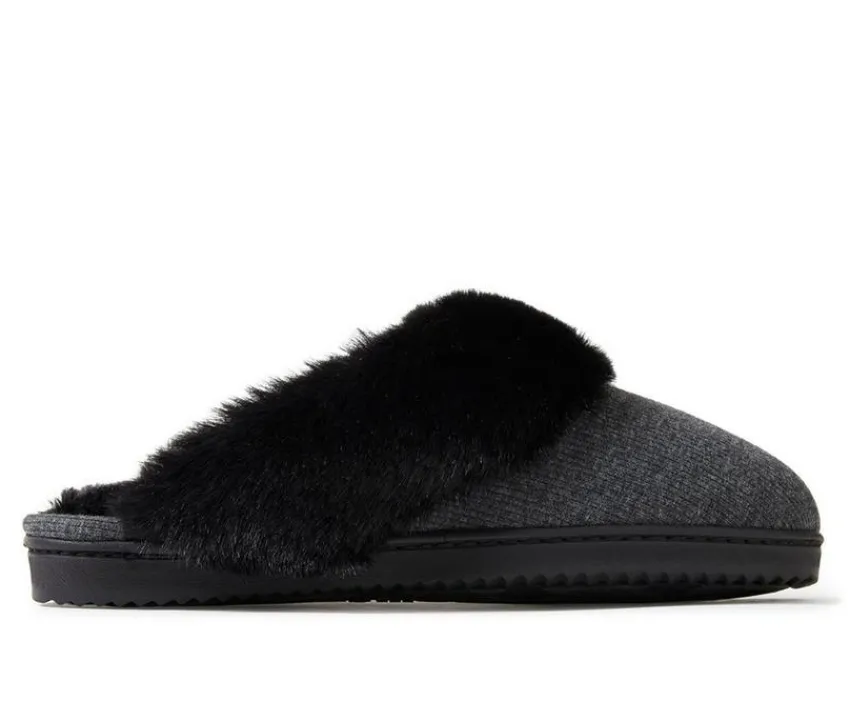 Dahlia Rib Knit Scuff Slippers|Dearfoams Sale