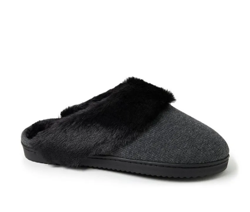 Dahlia Rib Knit Scuff Slippers|Dearfoams Sale