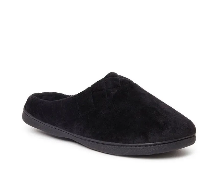 Darcy Velour Clog with Quilt Cuff Slippers|Dearfoams Online