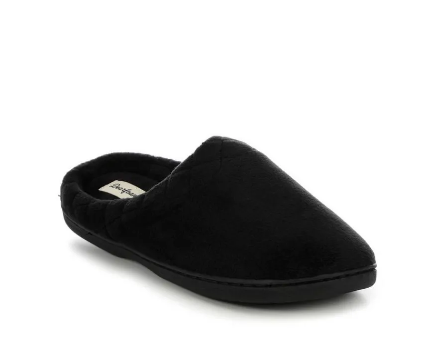 Darcy Velour Clog with Cuff Slippers|Dearfoams Outlet