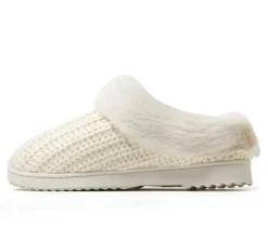 Hannah Festive Knit Clog Slippers|Dearfoams Best
