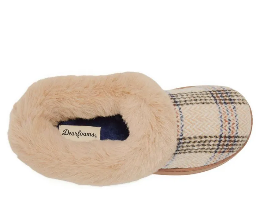 Hannah Festive Knit Clog Slippers|Dearfoams Sale