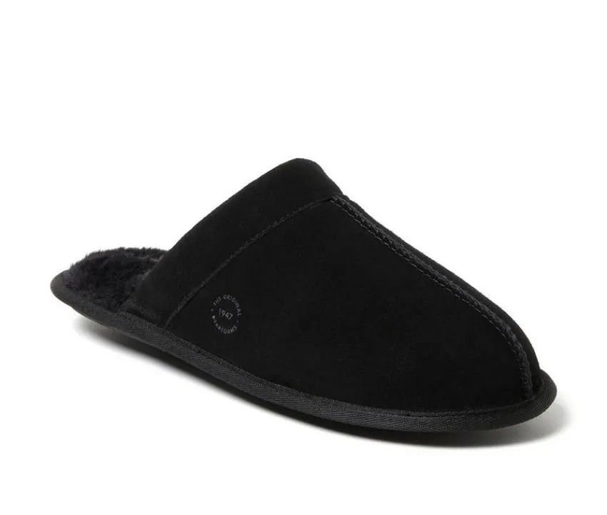 Kirk Suede Scuff Slippers|Dearfoams Hot