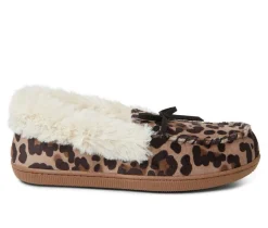 Kristen Holiday Tie Moccasin Slippers|Dearfoams
