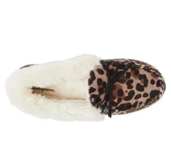 Kristen Holiday Tie Moccasin Slippers|Dearfoams