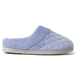 Dearfoams Slippers|Slippers>Libby Quilted Terry Clog Slippers