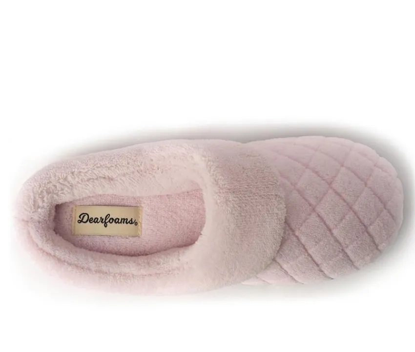 Libby Quilted Terry Clog Slippers|Dearfoams Discount