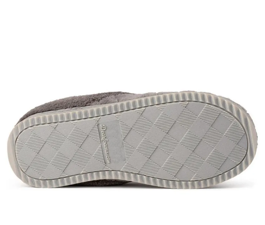 Dearfoams Slippers|Slippers>Libby Quilted Terry Clog Slippers