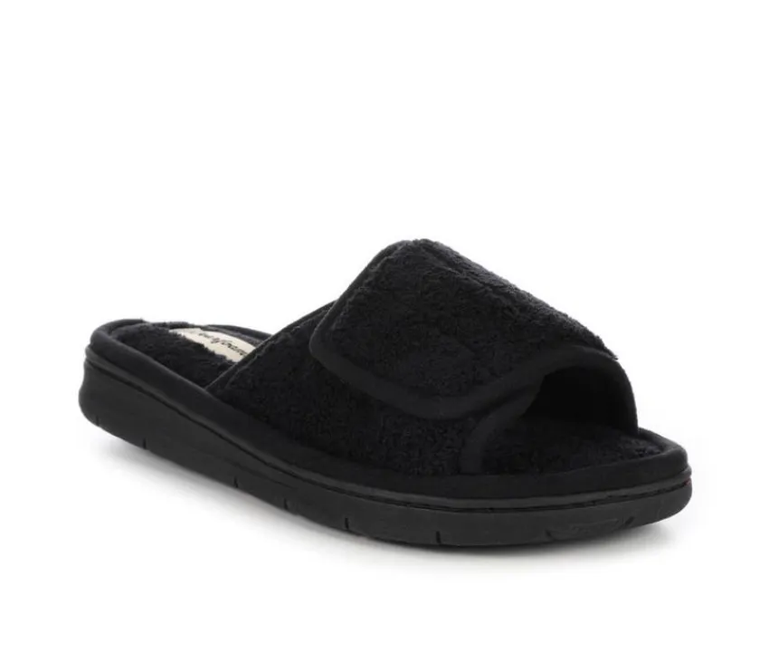 Dearfoams Slippers|Slippers>Mickey Terry Adjucstable Slide
