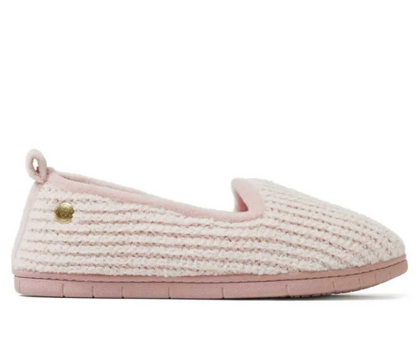 Dearfoams Slippers|Slippers>Rachel Marled Closed Back Slippers