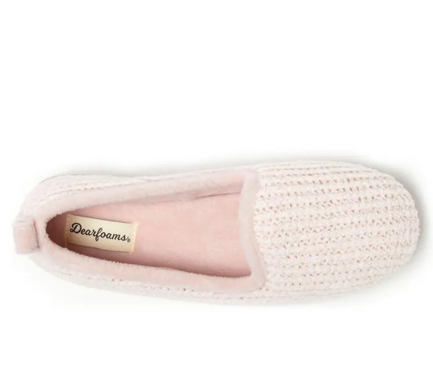 Dearfoams Slippers|Slippers>Rachel Marled Closed Back Slippers