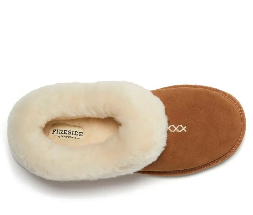 Adelaide Shearling Slippers|Fireside by Dearfoams Hot