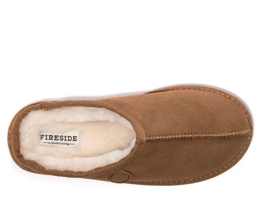 Greta Genuine Shearling Clog Slippers|Fireside by Dearfoams Clearance