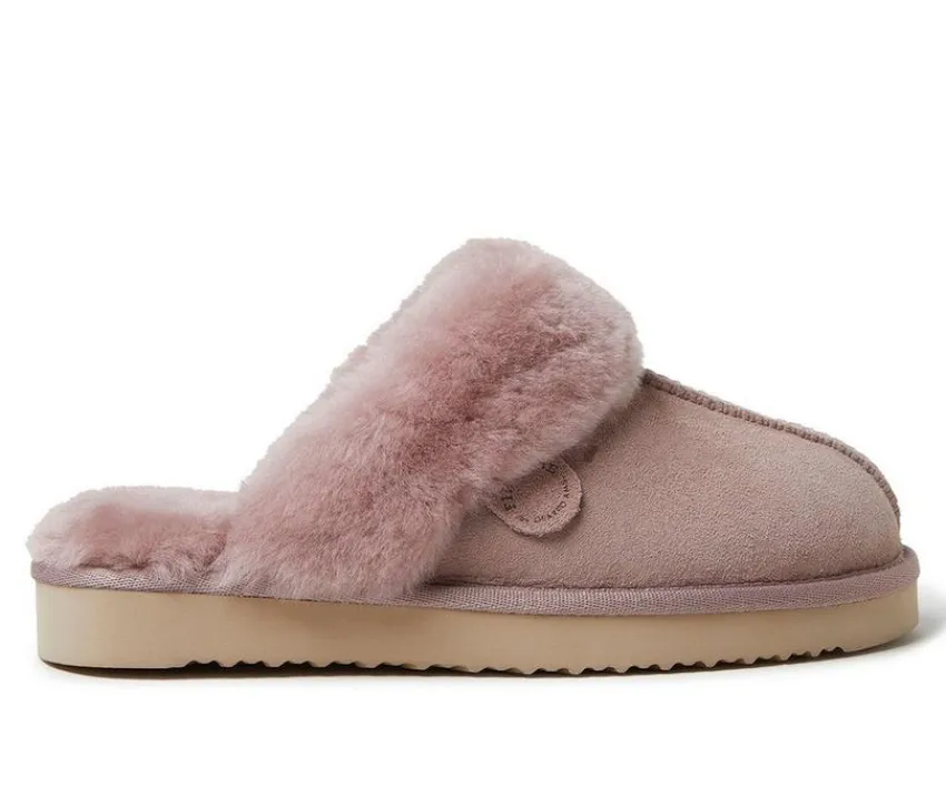 Fireside by Dearfoams Slippers|Slippers>Women's Sydney Genuine Sherling Scuff Slippers