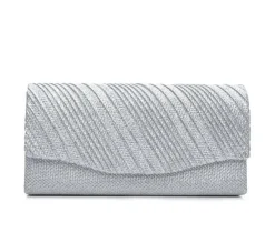 Four Seasons Handbags Clutches & Evening Bags|Handbags>Small Diagonal Stripe Evening Clutch