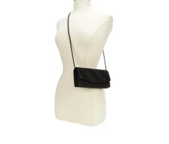 Small Diagonal Stripe Evening Clutch|Four Seasons Handbags Online