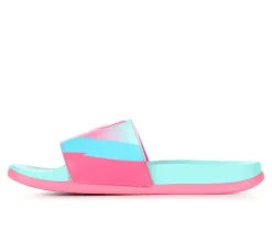 Girls' Little Kid & Big Kid Adilette Comfort Messi Sport Slides|Adidas Best