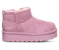 Girls' Little & Big Kid Retro Shorty Platform Winter Booties|Bearpaw Sale