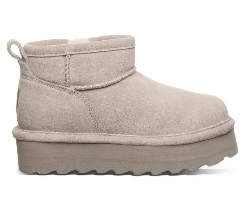 Girls' Little & Big Kid Retro Shorty Platform Winter Booties|Bearpaw Online