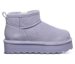 Girls' Little & Big Kid Retro Shorty Platform Winter Booties|Bearpaw Online