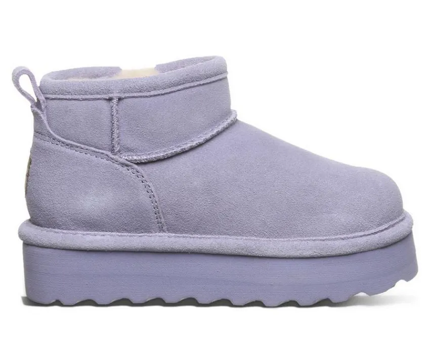 Girls' Little & Big Kid Retro Shorty Platform Winter Booties|Bearpaw Online