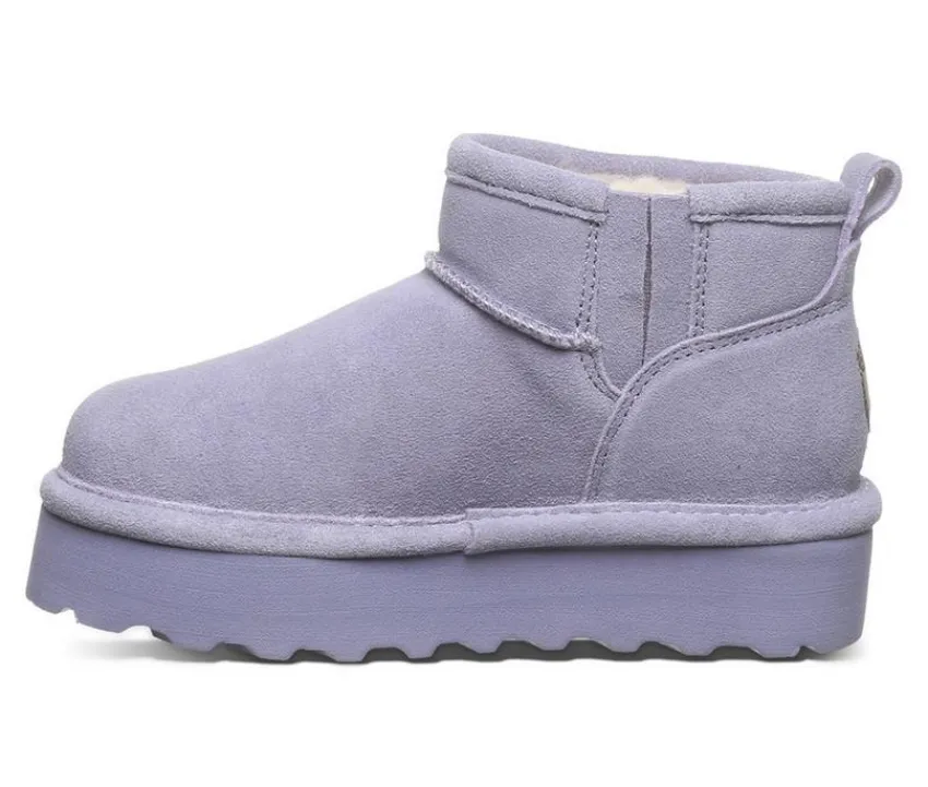 Girls' Little & Big Kid Retro Shorty Platform Winter Booties|Bearpaw Online