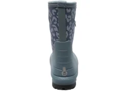 Girls' Little & Big Kid Neo Classic Metallic Leopard Winter Boots|Bogs Footwear New