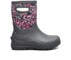 Girls' Little Kid & Big Kid Seamless Floral Rain Boots|Bogs Footwear