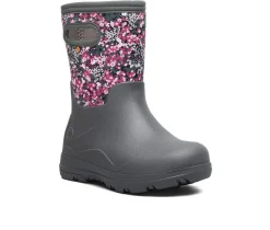 Girls' Little Kid & Big Kid Seamless Floral Rain Boots|Bogs Footwear