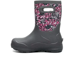 Girls' Little Kid & Big Kid Seamless Floral Rain Boots|Bogs Footwear