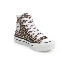 Converse Athletics & Sneakers|Athletics & Sneakers>Girls' Big Kid Chuck Taylor Lift Cheetah Sneakers