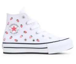 Girls' Little Kid Chuck Taylor Lift Strawberry High-Top Sneakers|Converse Online