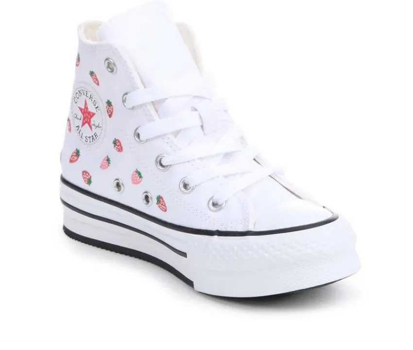 Girls' Little Kid Chuck Taylor Lift Strawberry High-Top Sneakers|Converse Online