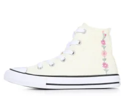 Girls' Little Kid Chuck Taylor All Star Florals High-Top Sneakers|Converse New