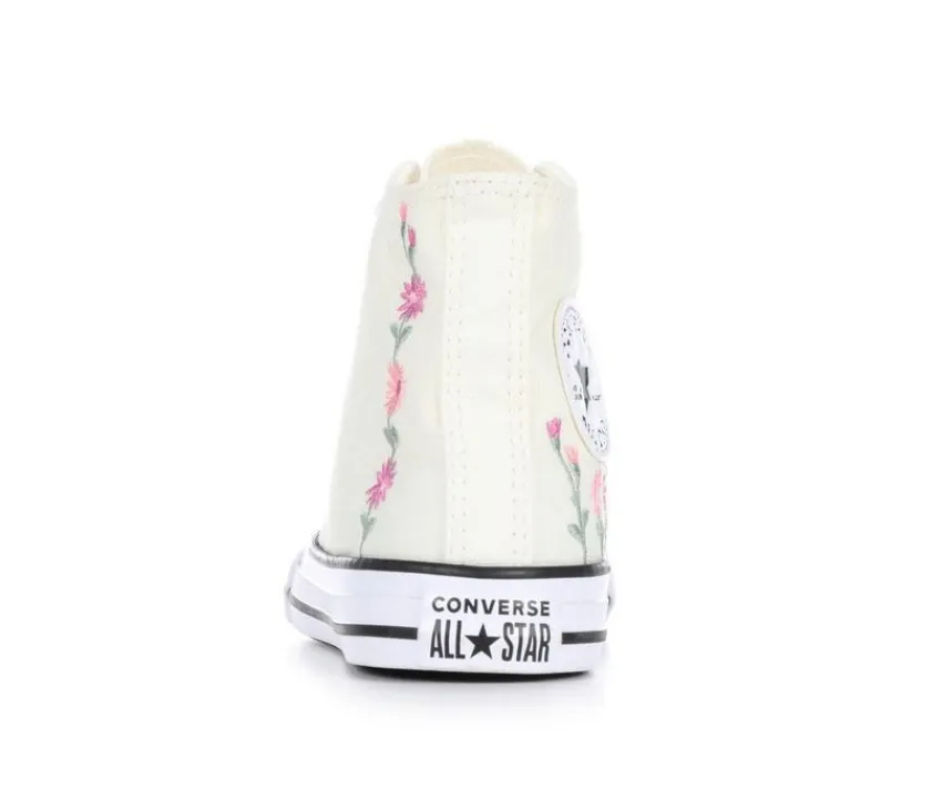 Girls' Little Kid Chuck Taylor All Star Florals High-Top Sneakers|Converse New